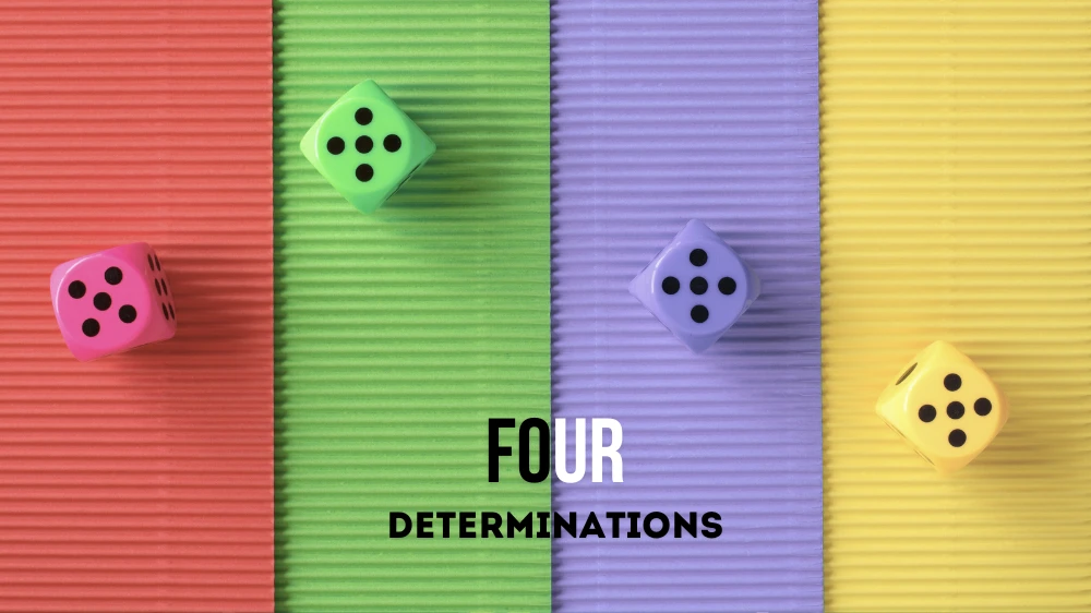 Four Types of Determination